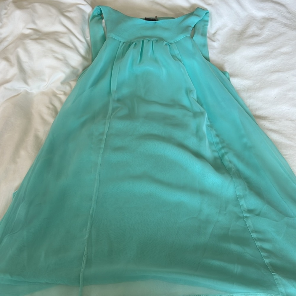 Sparkle and Fade Teal/Mint Dress - Picture 4 of 5
